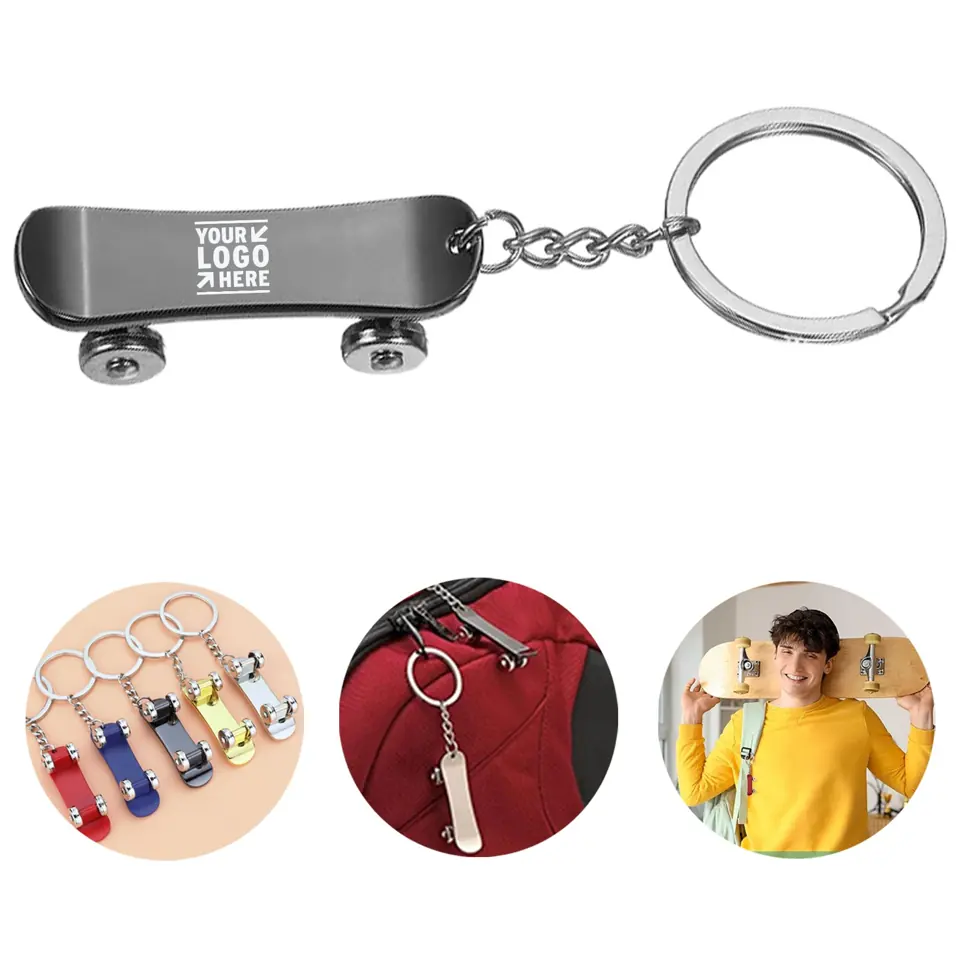 Portable Skateboard Keychain