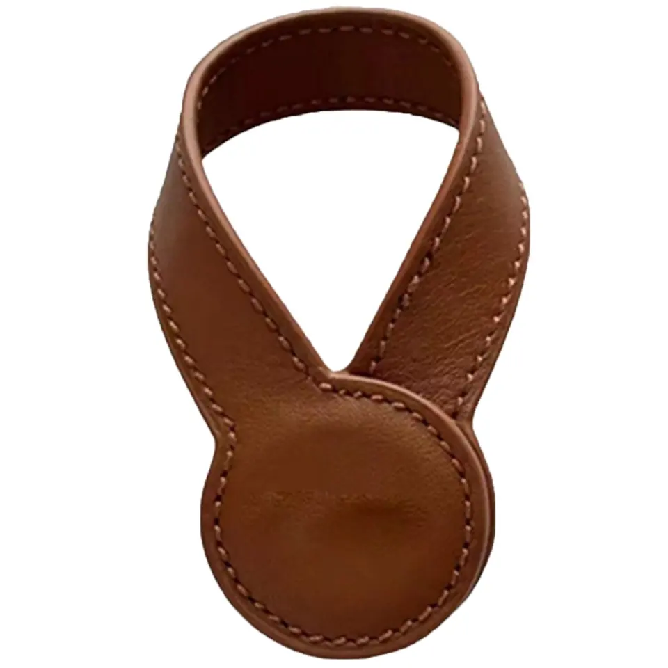 Elegant Leather Hat Clip 2