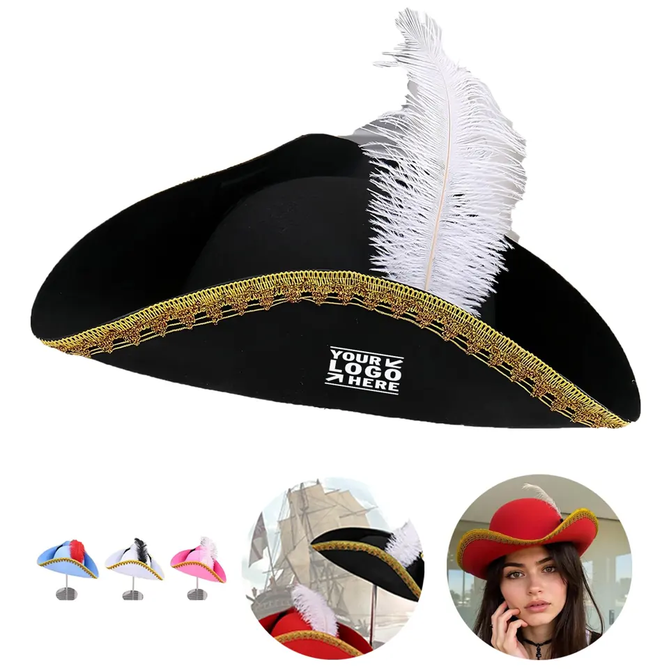 Festive Pirate Captain Hat