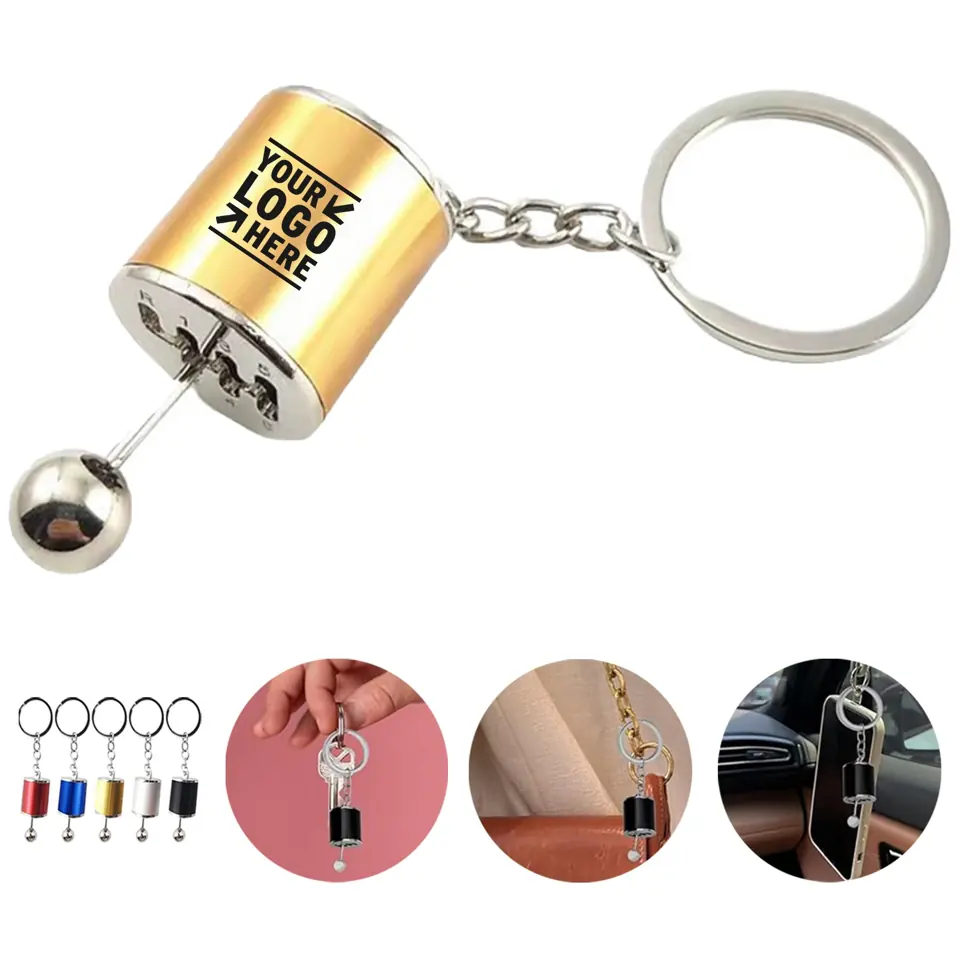 Dynamic Gear Fidget Keychain