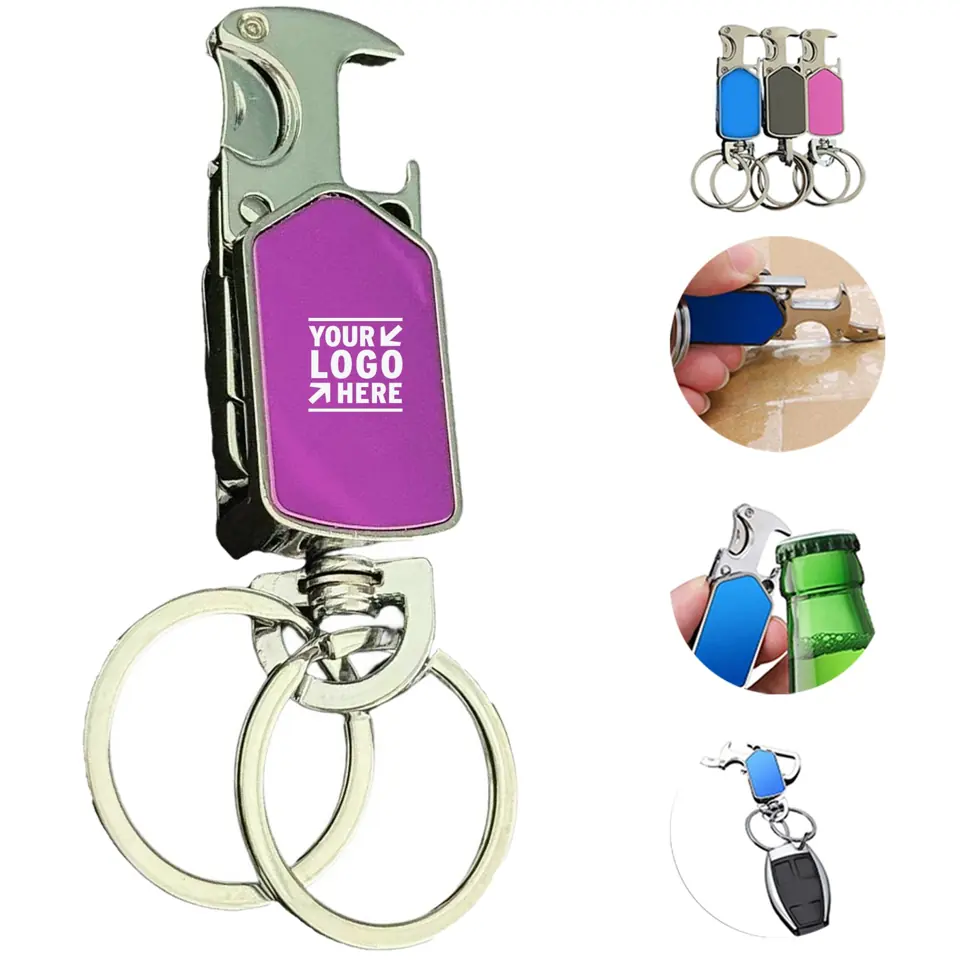 Versatile Alloy Keychain Tool