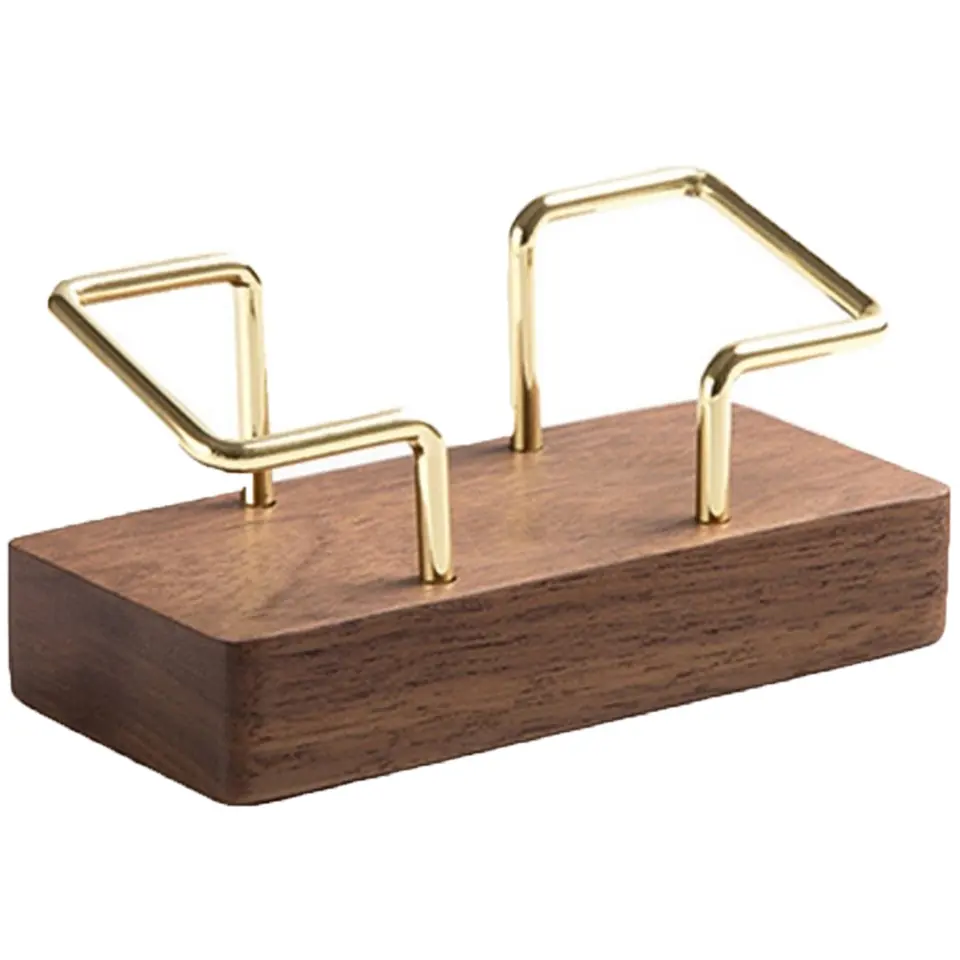 Elegant Wooden Card Display 2