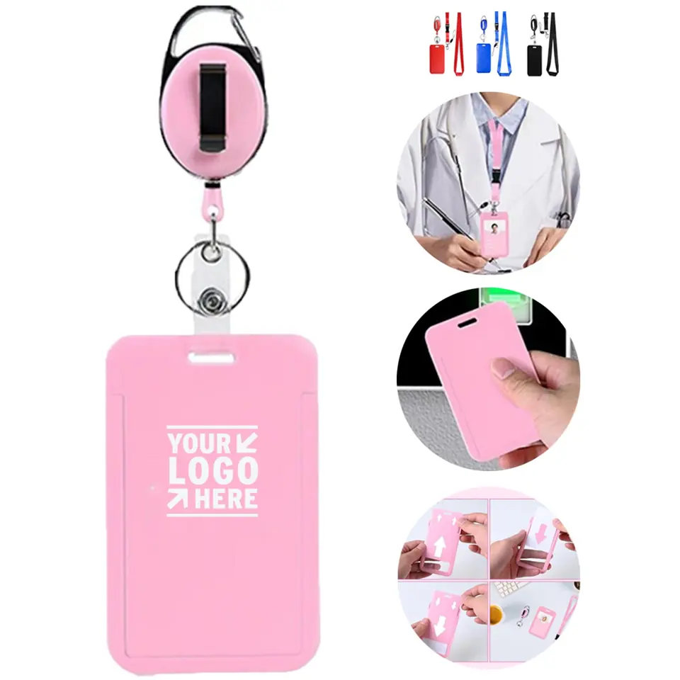 Adjustable Neck Strap Card Holder