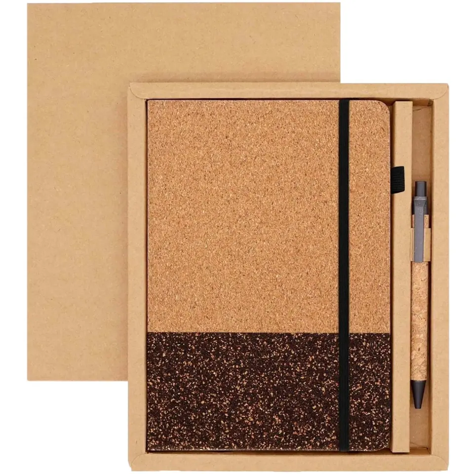 Sustainable Cork and Coffee Blend Writing Set 2