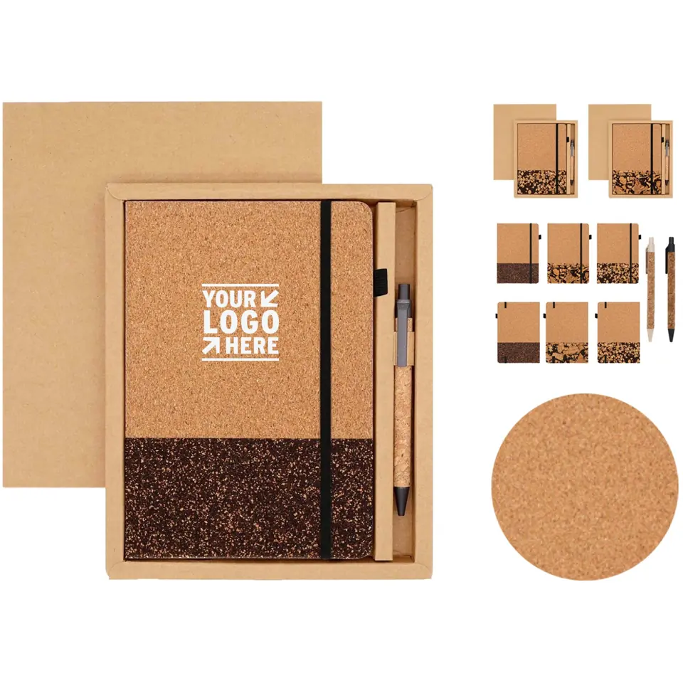 Sustainable Cork and Coffee Blend Writing Set