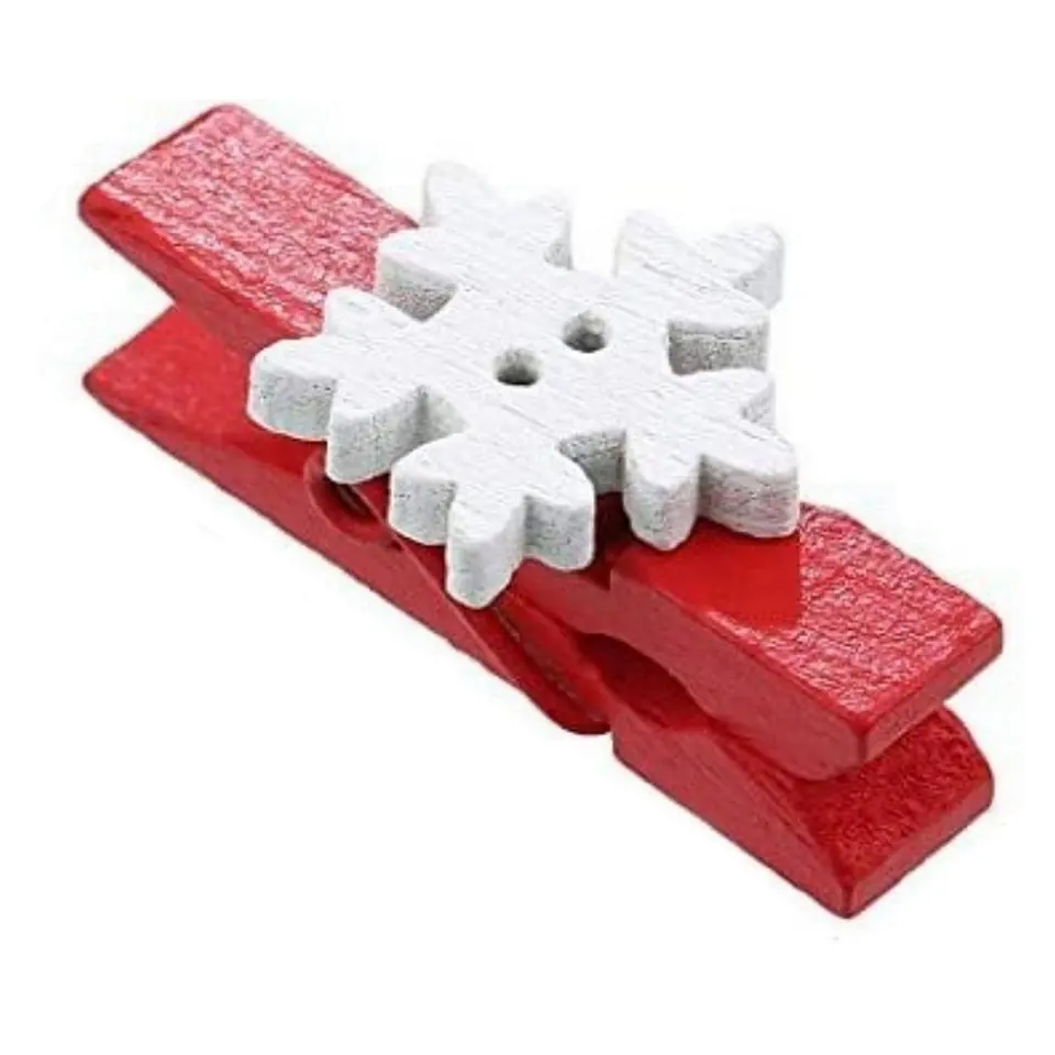 Festive Wooden Pegs 2