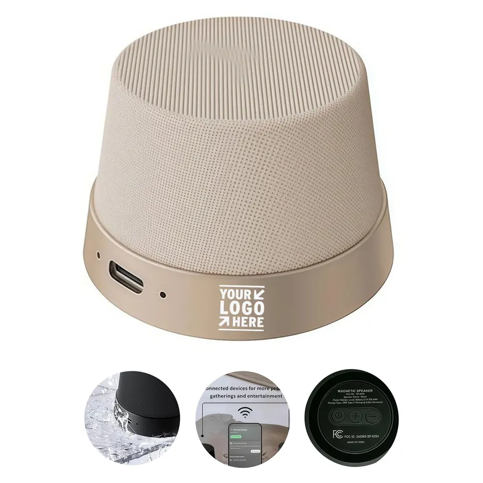 Compact Magnetic Water-Resistant Speaker