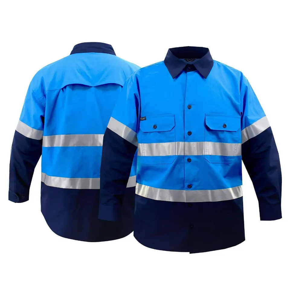 Reflective Cotton Work Shirt 2