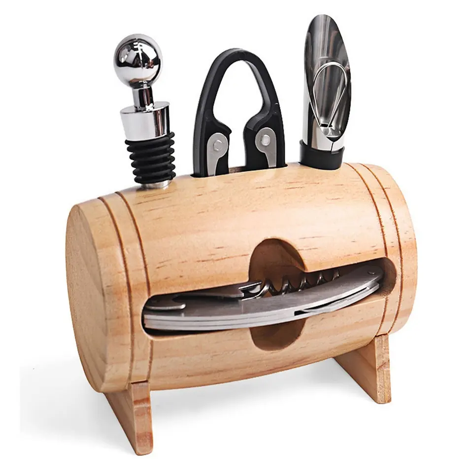 Premium Wooden Wine Accessory Collection 2