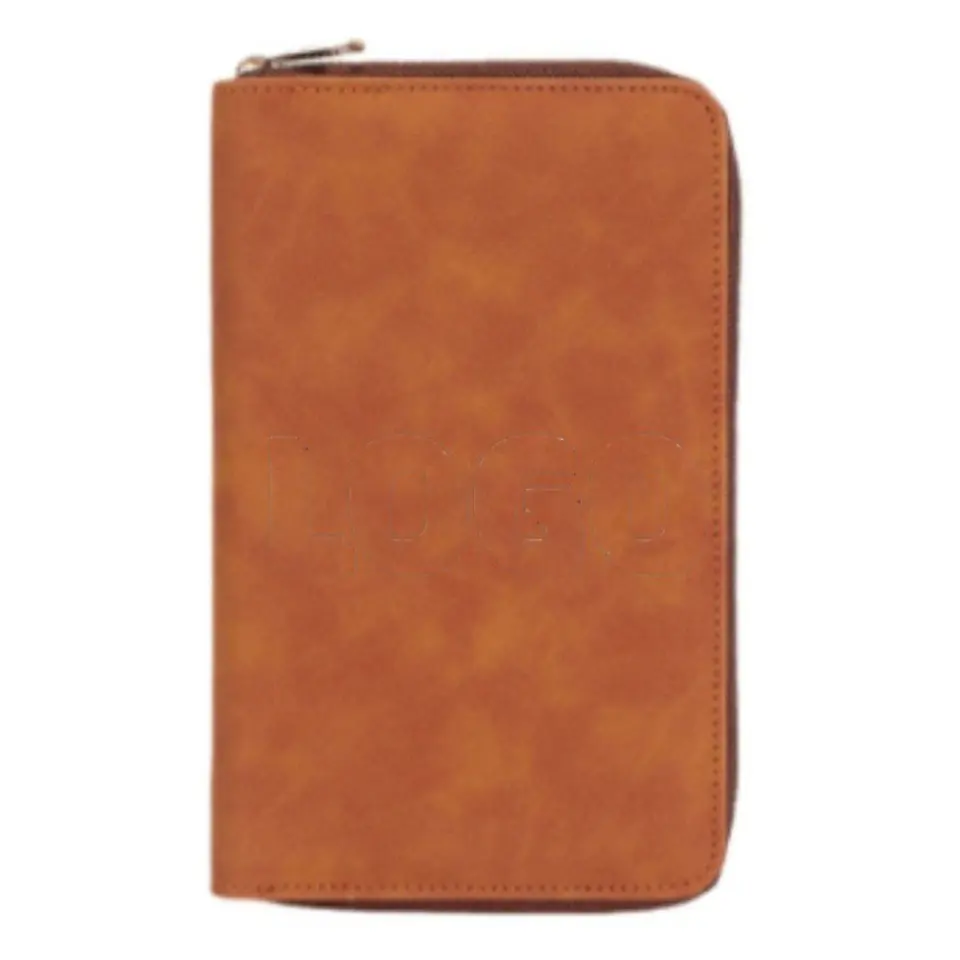 Premium Synthetic Leather Zippered Notebook Organizer 2