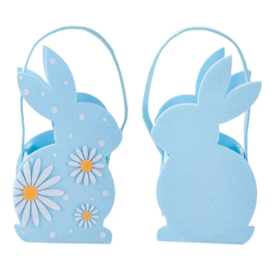 Easter Bunny Felt Basket 2