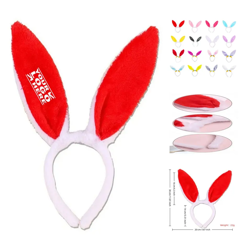 Festive Bunny Ear Headband