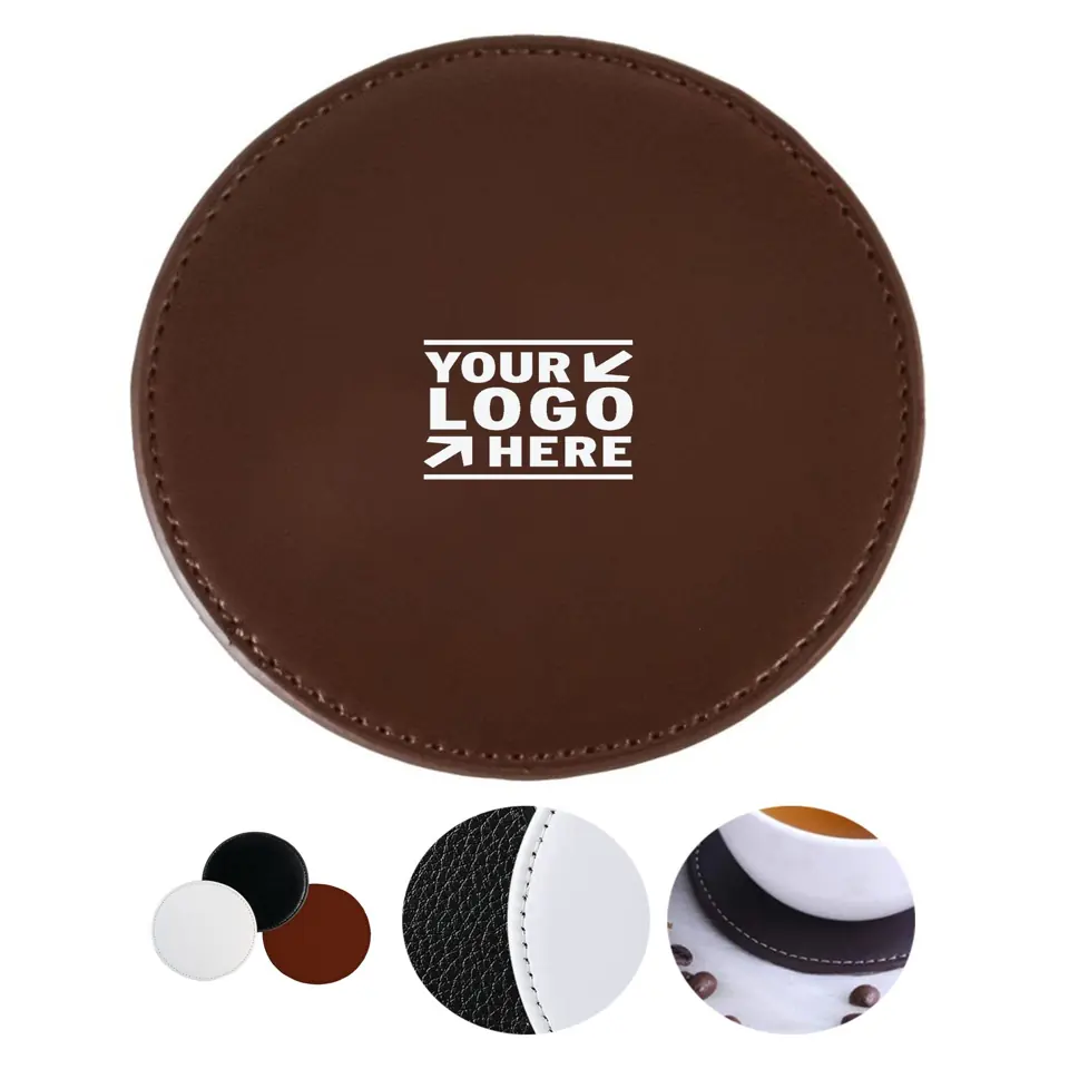 Elegant Synthetic Leather Coaster