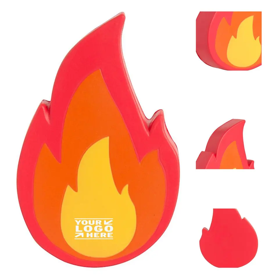 Flame Emoji Stress Ball