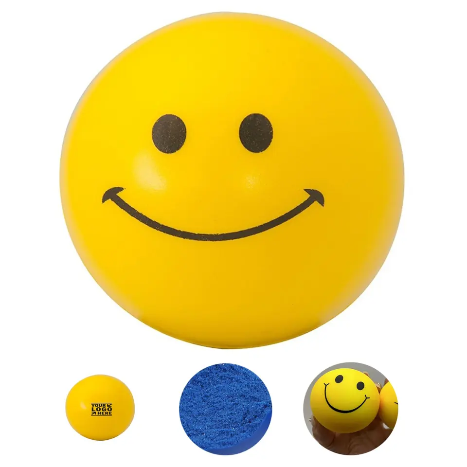 Happy Face Stress Relief Ball