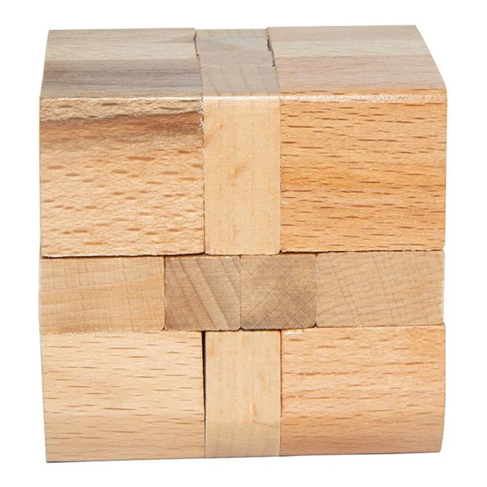 Geometric Wooden Brain Teaser 2