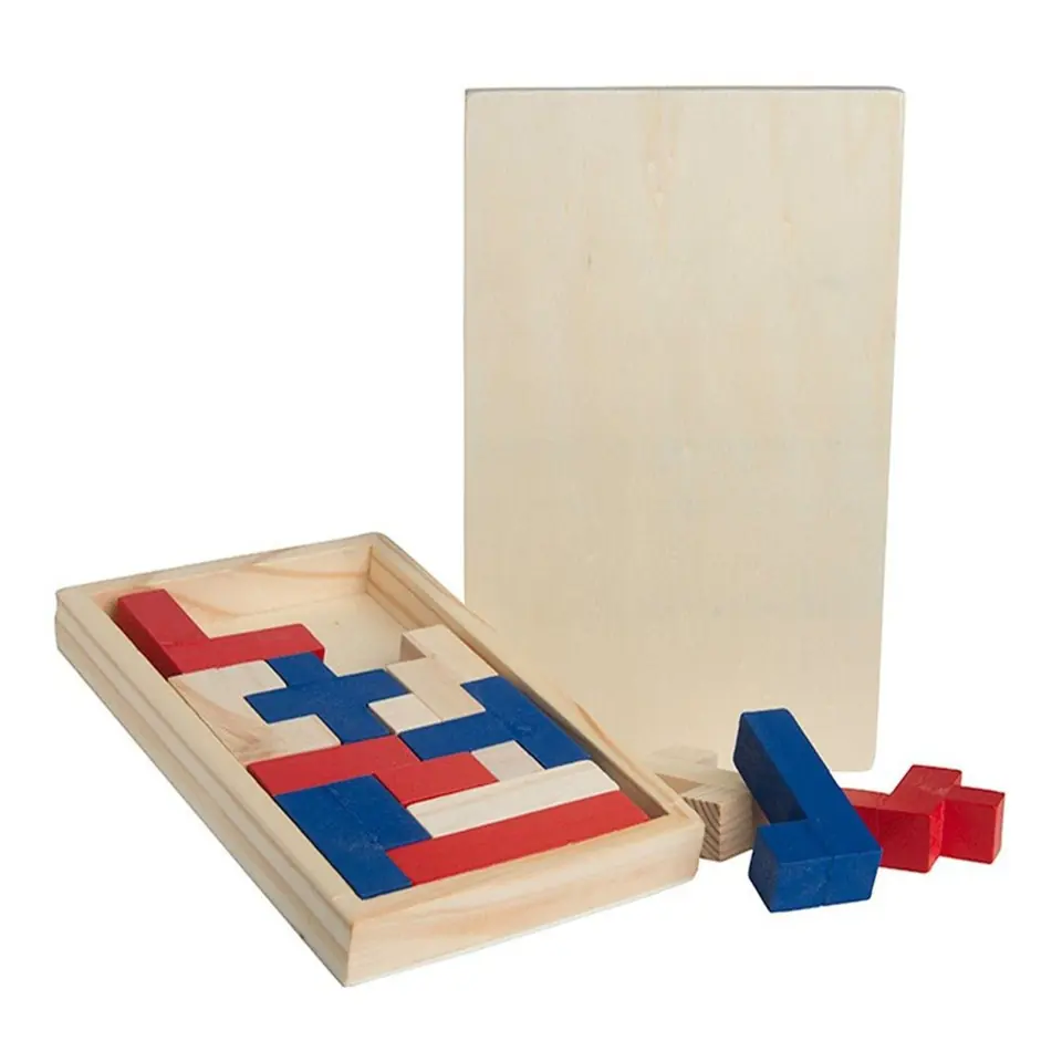 Colorful Geometric Wooden Puzzle 2