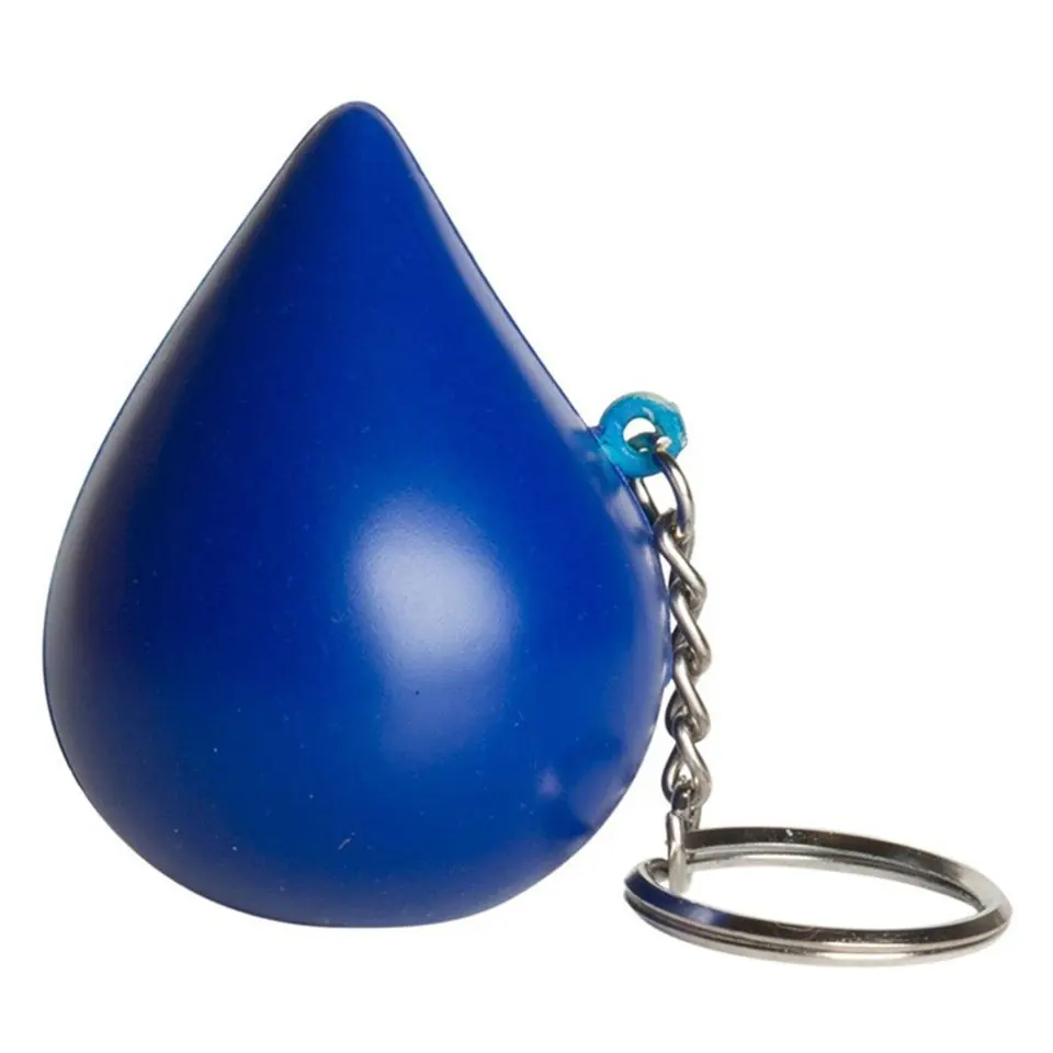 Blue Drop Stress Relief Key Ring 2