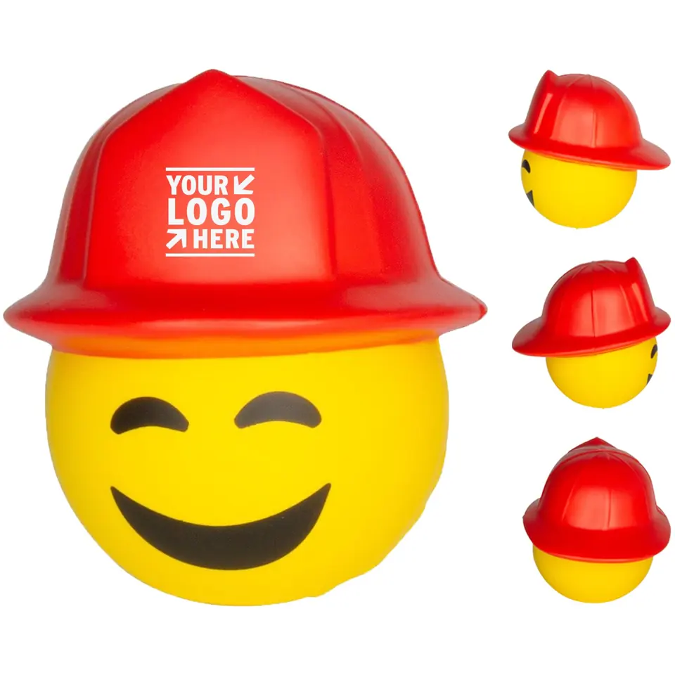 Firefighter Emoji Stress Relief Squishy