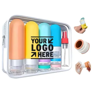 Compact Travel-Safe Liquid Containers