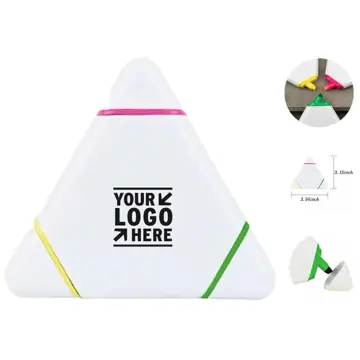 Triangular Multicolor Highlighting Markers