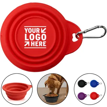 Flexible Silicone Travel Pet Bowl