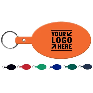 Flexible Oval Key Tag