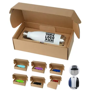 Cascade Insulated Steel Bottle with Gift Box