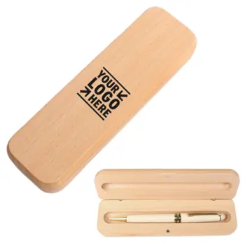 Elegant Wooden Ballpoint Pen with Premium Gift Box