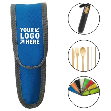 Sustainable Bamboo Travel Utensil Kit