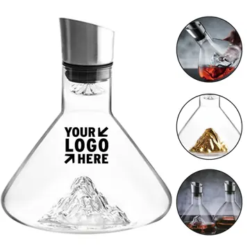 Elegant Crystal Wine Decanter with Aeration