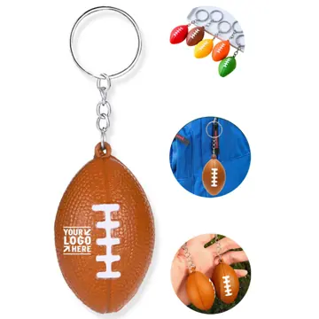 Sporty Squish Ball Keychain