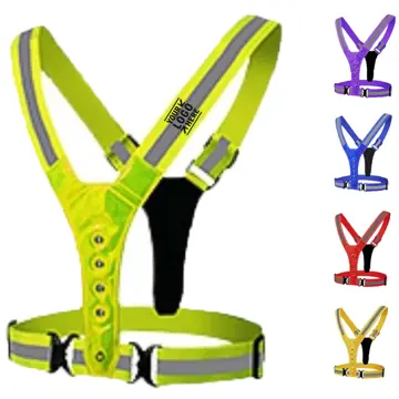 Reflective Safety Vest with LED Lights