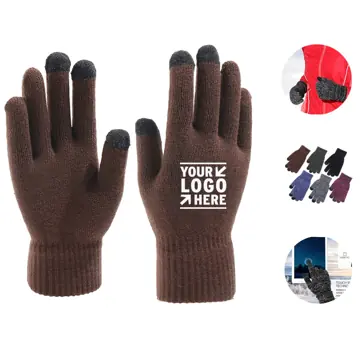 Winter Touchscreen Knitted Gloves