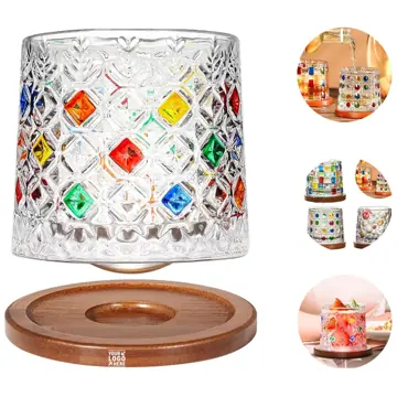 Premium Rotating Whiskey Glass Set