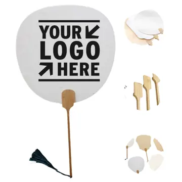 Elegant Dual-Sided Hand Fan for Creative Arts