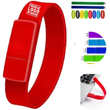 Portable Silicone Bracelet Data Storage