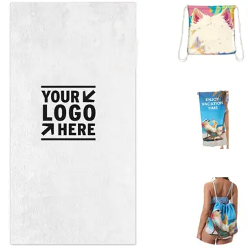 Foldable Microfiber Beach Towel