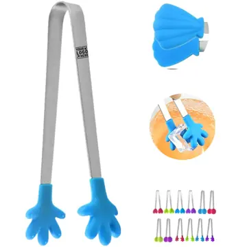 Compact Silicone Food Tongs