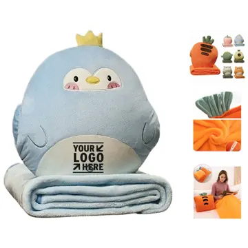 Cozy Plush Blanket and Pillow Set
