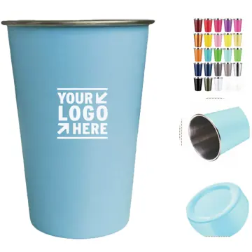 Vibrant Stainless Steel Drinking Cup