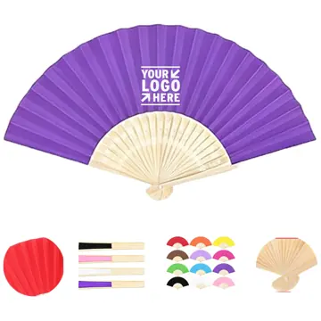 Custom Bamboo Handheld Folding Fan