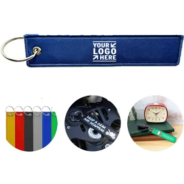 Personalized Fabric Key Tag