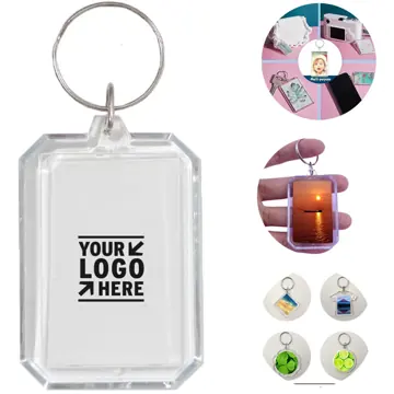 Vivid Acrylic Photo Keychain