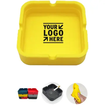 Flexible Square Silicone Ash Container