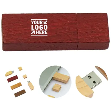 Elegant Wooden USB Storage Device