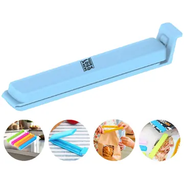 Vibrant Reusable Food Bag Clips