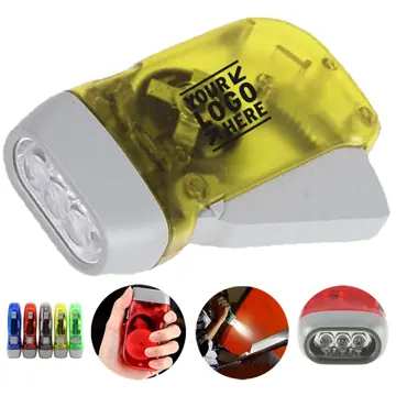 Compact Hand-Powered Emergency Light