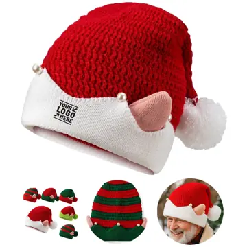 Festive Knit Elf Hat