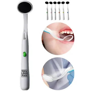 Compact Illuminated Dental Mirror